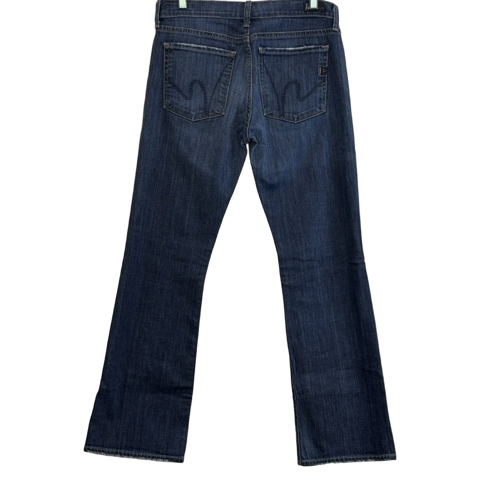 Citizens of Humanity Dita Jeans Women's 30 Petite Bootcut Dark Blue Stretch